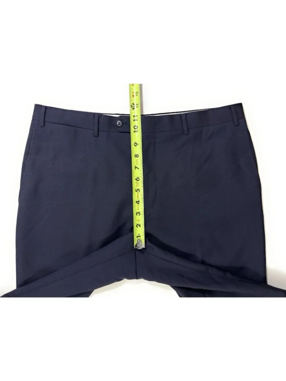 Canali 1934 Mens Wool Dress Pants Size 36x31 Italian Luxury Trousers Navy